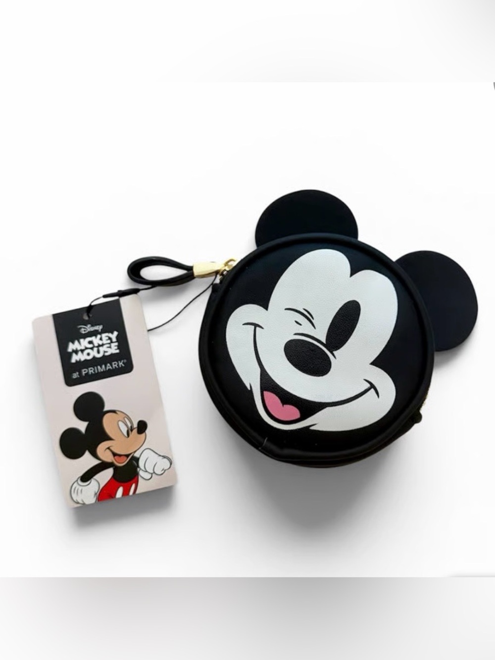 Disney Mickey Mouse  Black & White 4” Coin Purse